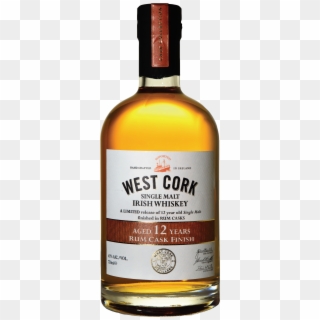 Westcork 12yr Rumcask Download File Type - West Cork Irish Whiskey Single Malt 12 Year Port Cask, HD Png Download