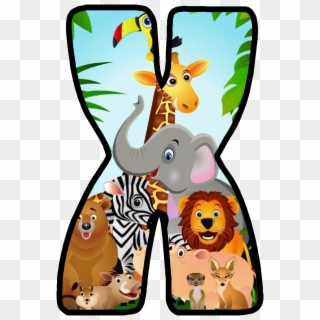 Jungle Safari Png Download Image - Letras Con Animales Para Imprimir, Transparent Png