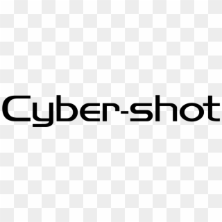 Cyber Shot Logo Black And White - Sony Cyber Shot, HD Png Download