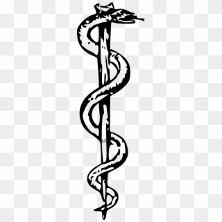 The Rod Of Asclepius - Rod Of Asclepius Png, Transparent Png
