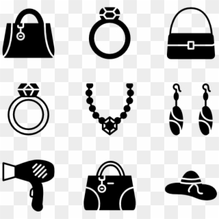 Woman Accessories - Accesorios Vector Png, Transparent Png