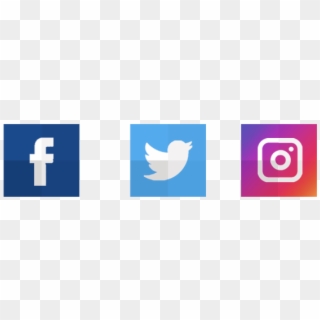 Icono De Facebook Png - Facebook Instagram Twitter Png, Transparent Png