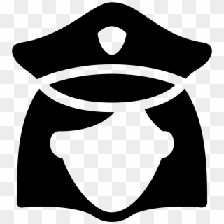 Policeman Female Filled Icon - Emblem, HD Png Download