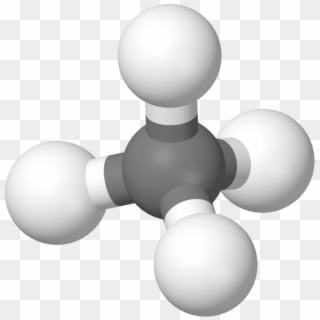 Methane 3d Balls - Methane Molecule, HD Png Download - 762x768(#1592636 ...