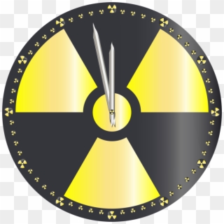 Radioactive Decay Nuclear Power Hazard Symbol Sticker - Energia Nuclear Logo Png, Transparent Png