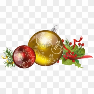 Free Png Gold Christmas Balls Png Png Image With Transparent - Christmas Greetings Free Downloads, Png Download