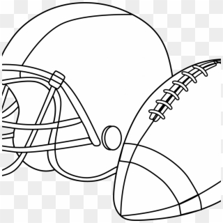 Football Helmet Coloring Pages Preschool Denver Broncos - Free Printable Football Coloring Pages, HD Png Download