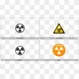 Radioactive Sign On Various Operating Systems - Radioactive Sign, HD Png Download
