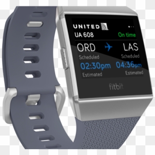 United Airlines Is First Carrier To Offer Dedicated - Relojes Fitbit, HD Png Download