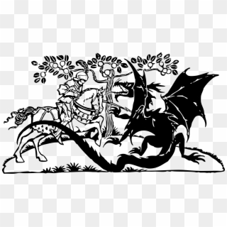 This Free Icons Png Design Of St George And The Dragon, Transparent Png