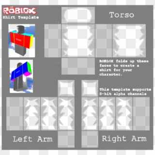 Roblox R15 Shirt Template Transparent - Roblox Shirt Template 2018, HD Png  Download - 585x559(#511013) - PngFind