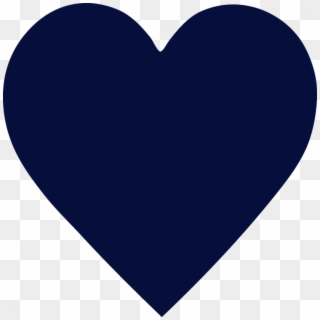Image Royalty Free Anchor With Heart Clipart - Navy Blue Love Heart, HD Png Download