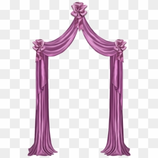 Curtain - Curtains Clipart Pink, HD Png Download