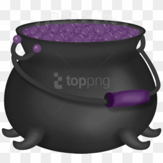 Download Halloween Purple Witch Cauldron Png Images - Witch Cauldron Png, Transparent Png