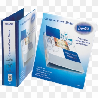 Create A Cover® Pvc Lever Arch File - Bantex Create A Cover File, HD Png Download