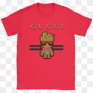Gucci Guardians Of The Galaxy Baby Groot Shirts, HD Png Download
