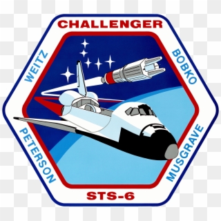 Sts 6 Patch - Sts 6 Challenger, HD Png Download