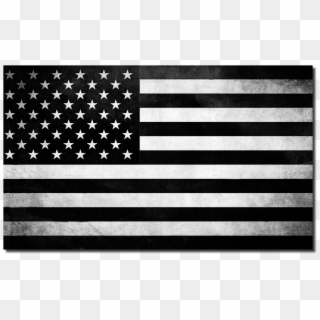 American Flag Black And White Clipart - Flag Blue Line Png, Transparent Png