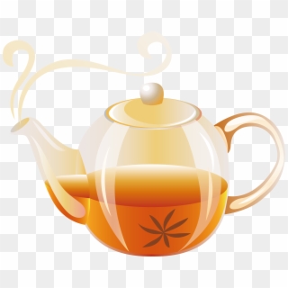 Teapot Vector 2 Kettle - Cup Of Tea Png Vector, Transparent Png