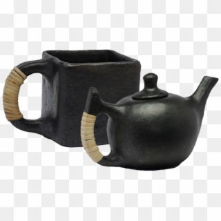 Giskaa Combo Of Longpi Black Pottery - Teapot, HD Png Download