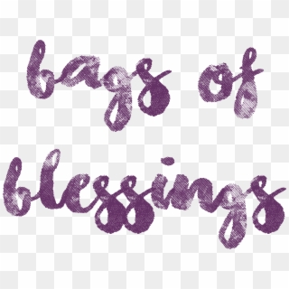 For Our Bags Of Blessings Where A Backpack Is Filled - Motif, HD Png Download