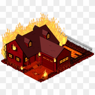 Building Swansonhouse Fireu0026brimstone - Family Guy House On Fire, HD Png Download