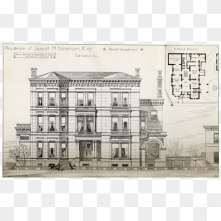1879 - Samuel M Nickerson House, HD Png Download