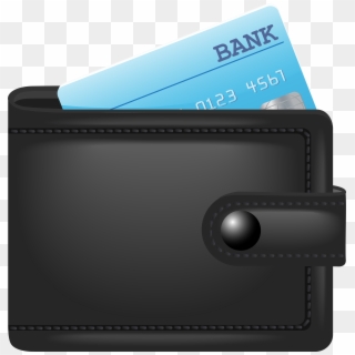 Wallet With Credit Card Png Clip Art Image, Transparent Png