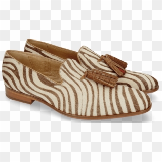 Loafers Prince 8 Hair On Zebra Beige Brown - Slip-on Shoe, HD Png Download
