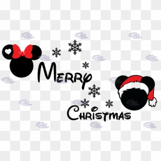 Merry Christmas Disney Matching Shirts Mickey Minnie - Merry Christmas From Mickey And Minnie, HD Png Download