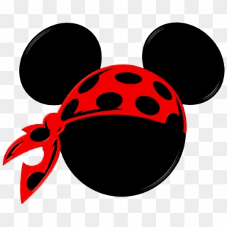 Mickey Mouse Clip Art - Pirate Mickey Ears Clip Art, HD Png Download