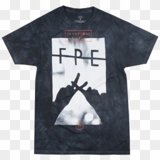 Twenty One Pilots Fpe Tie Dye T-shirt Mens Rock Music - Twenty One Pilots Shirt, HD Png Download