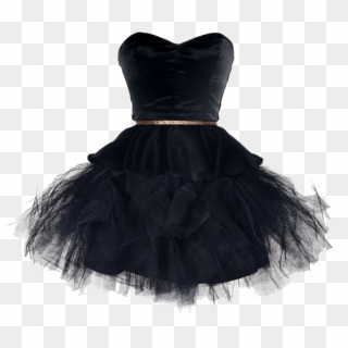 Black Party Dress Transparent Background - Clothes With Transparent Background, HD Png Download