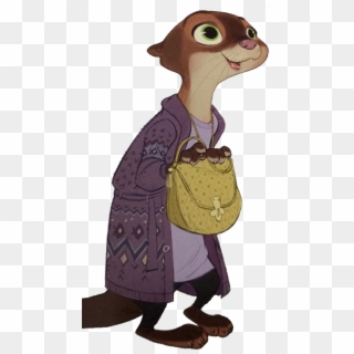 Image Mrs Otterton Transparent Png Zootopia Wiki Fandom - Zootopia Mr And Mrs Otterton, Png Download