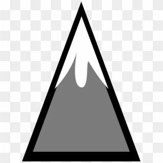 Mountain Computer Icons Symbol Triangle - Single Mountain Clipart, HD Png Download