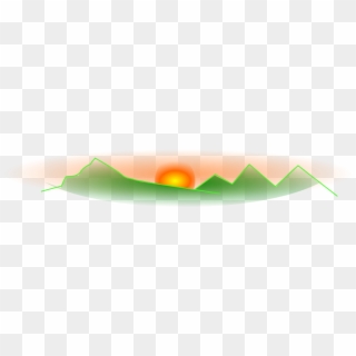 This Free Icons Png Design Of Sunset Over Mountain, Transparent Png