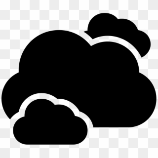 Clouds Black Storm Weather Symbol Comments - Png Weather Cloud Icon, Transparent Png