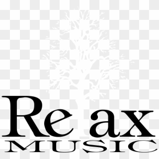 Relax Music Logo Black And White - Relax, HD Png Download