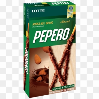 Lotte Pepero Almond - Lotte Pepero, HD Png Download