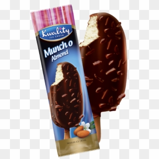 Muncho-almond - Kwality Double Chocolate Ice Cream, HD Png Download