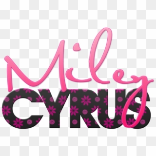 Miley Cyrus Logo Png - Textos Png De Miley Cyrus, Transparent Png