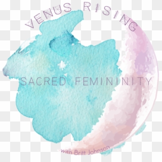 Venus Rising Logo New - Watercolor Paint, HD Png Download