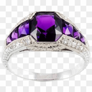 Amethyst Png High-quality Image - Pre-engagement Ring, Transparent Png