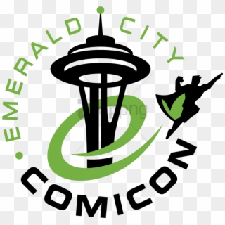 Free Png Download Emerald City Comic Con 2017 Logo - Emerald City Comicon 2018, Transparent Png