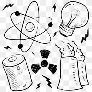 La Energía Nuclear Es La Energía En El Núcleo De Un - Science Images For Drawing, HD Png Download