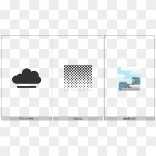 Foggy On Various Operating Systems - Silhouette, HD Png Download