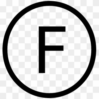 All These Are Wonderful Words - F In Circle Symbol, HD Png Download