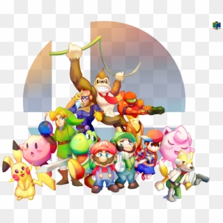 Smash Bros 64 For The N64 Tribute On Game Art Hq By, HD Png Download