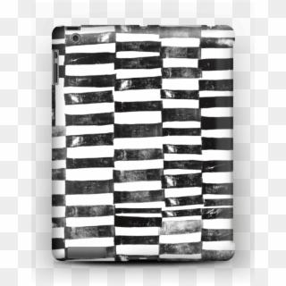 Black Painted Lines Case Ipad 4/3/2 - Monochrome, HD Png Download