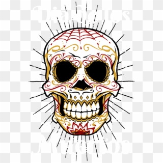 Dia De Los Muertos - Mexican Dead Sugar Skull, HD Png Download